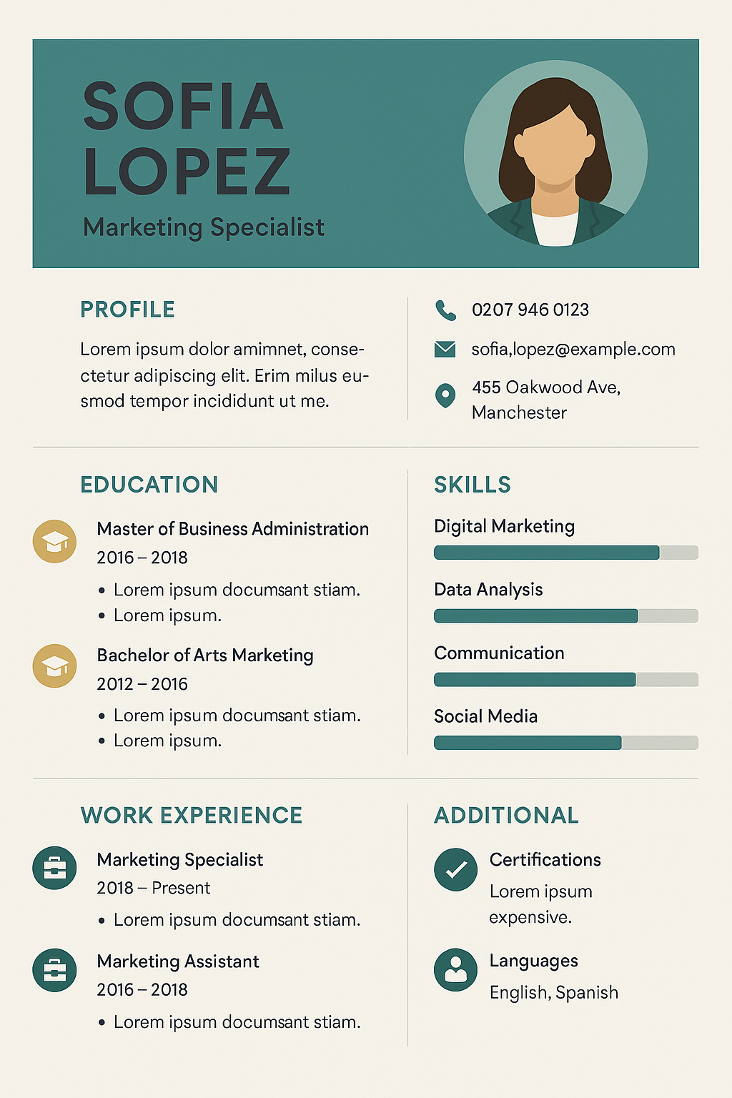 Infographic CV